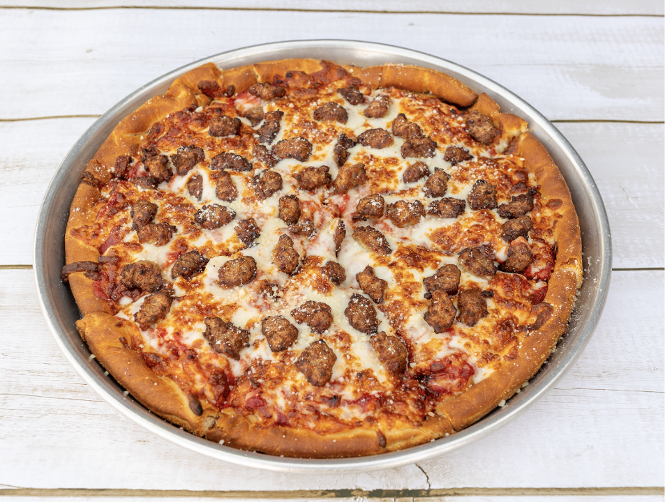 Stone Baked Crust Cheese Pizza.