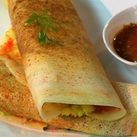 Onion Chili Masala Dosa.