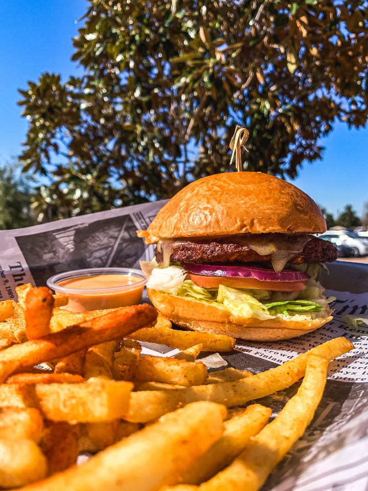 Veg Tex Burger.