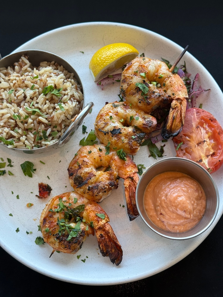 Prawn Kebab.