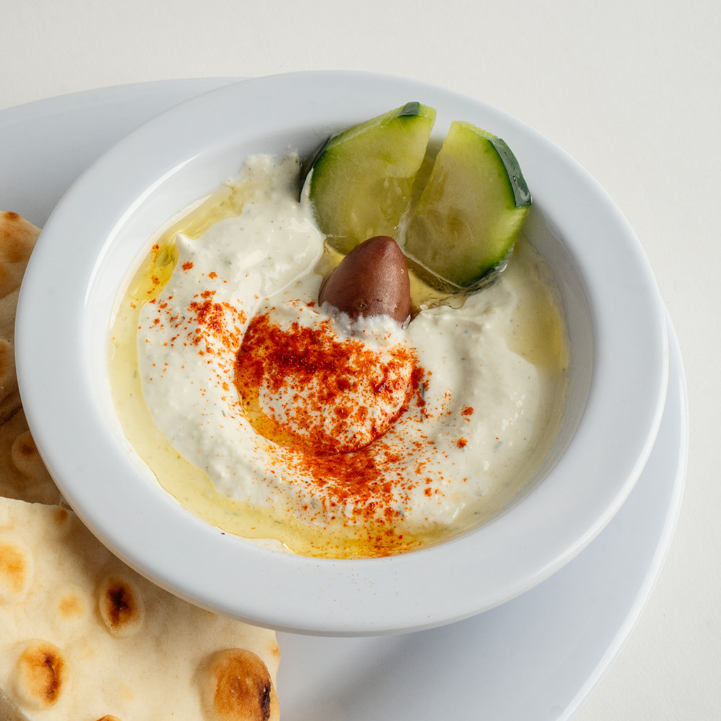 Tzatziki with Pita.