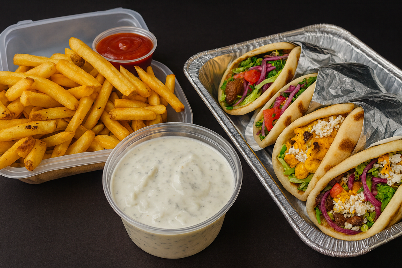 Shawarma Combo (For 4 people).