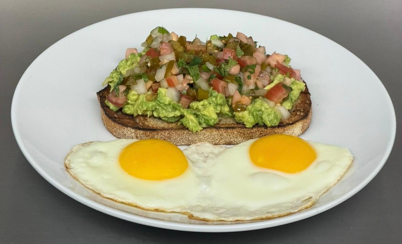 Pico De Gallo Avo Toast.
