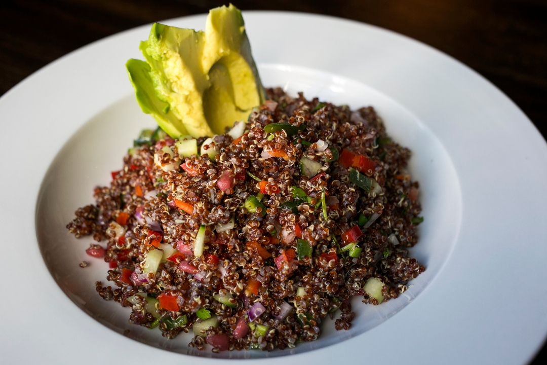 BIKRAM QUINOA BOWL.