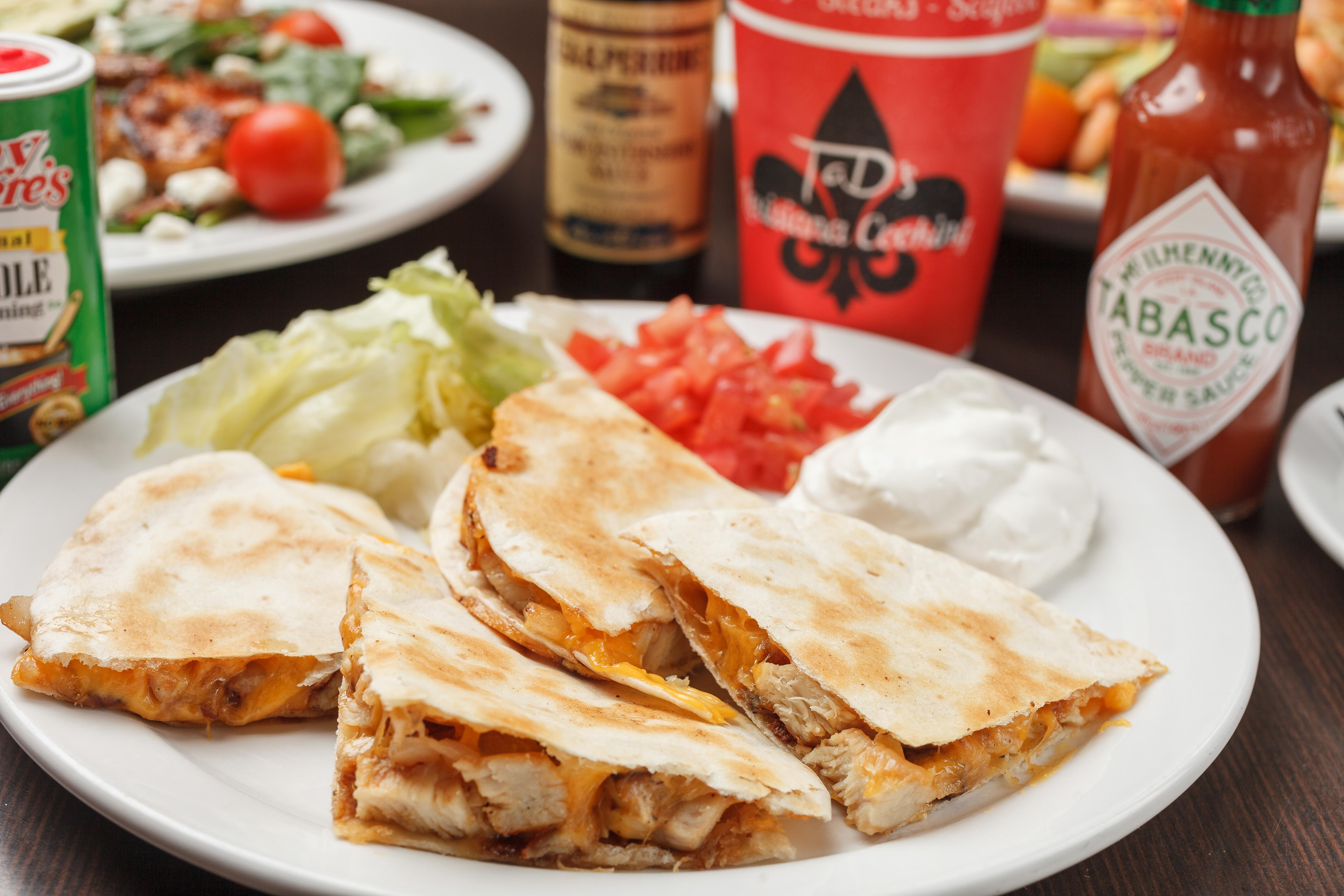 Quesadillas.