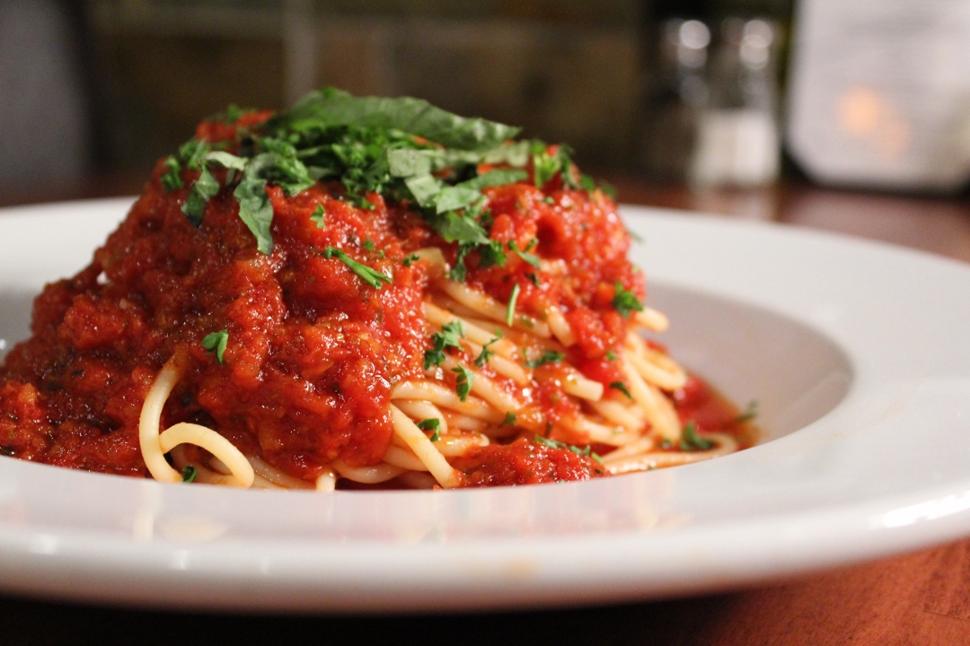 Spaghetti Marinara.