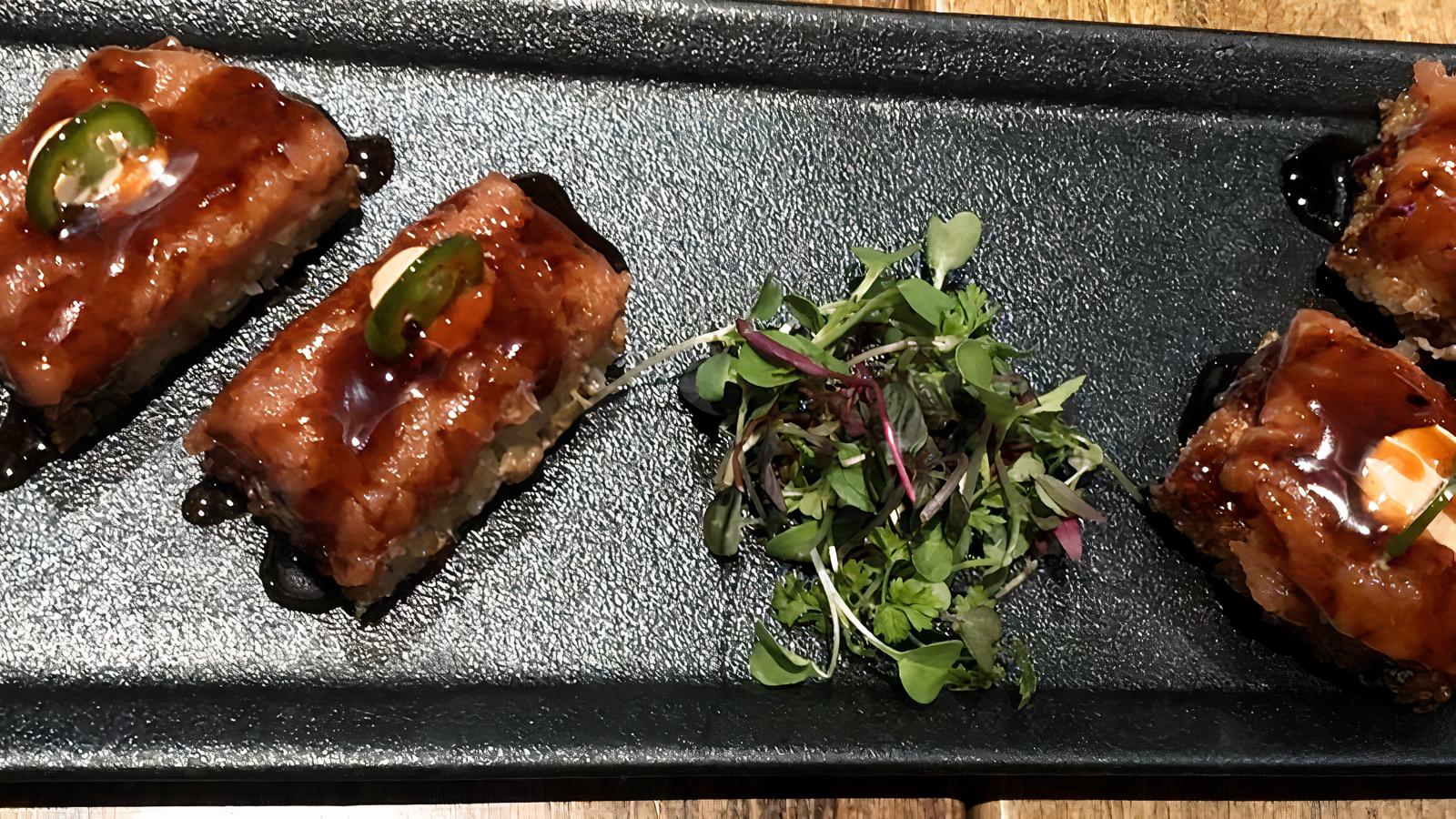 Crispy Rice Spicy Tuna.