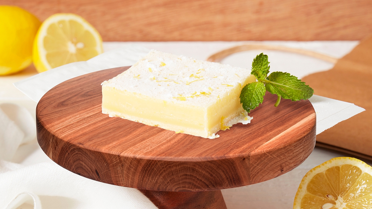 Luscious Lemon Squares.