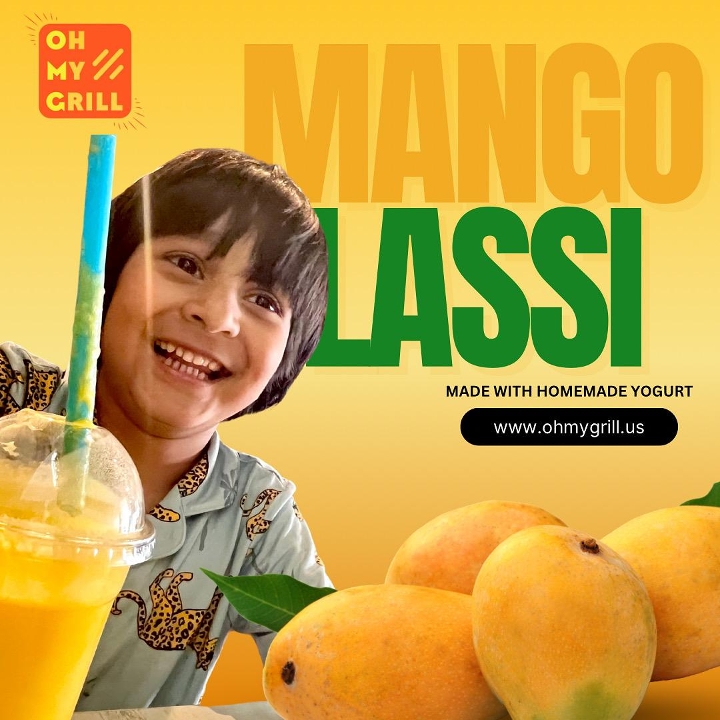 Mango Lassi by Glass.