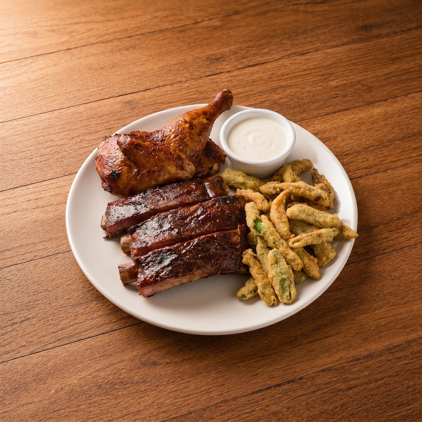 Ribs & Chicken.