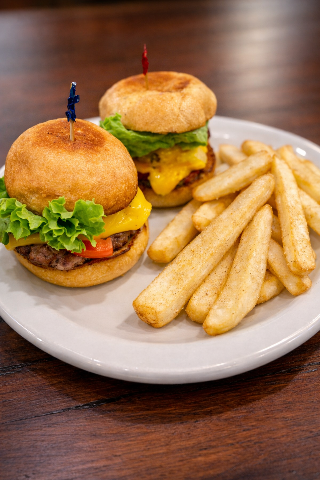 Chico's Mini Burgers.