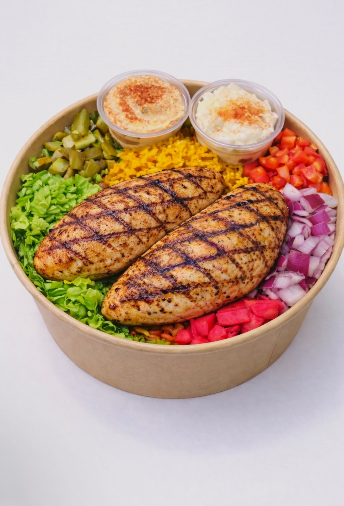 Grilled Deboned Chicken Bowl.