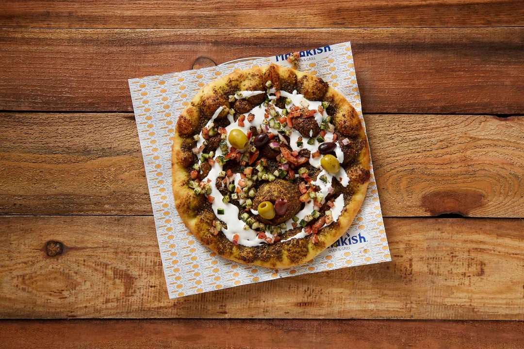 Zaatar & Whipped Kefir Manakish.