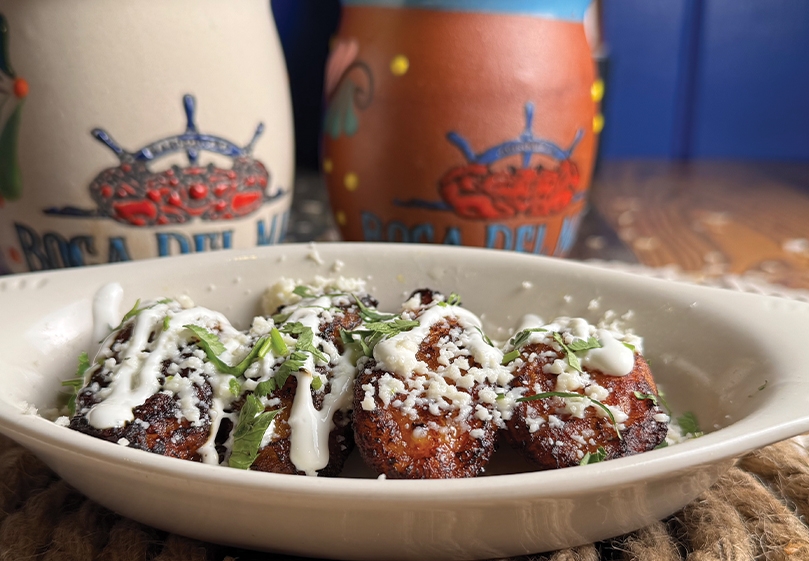 Platanos con Crema (Plantains and Cream).