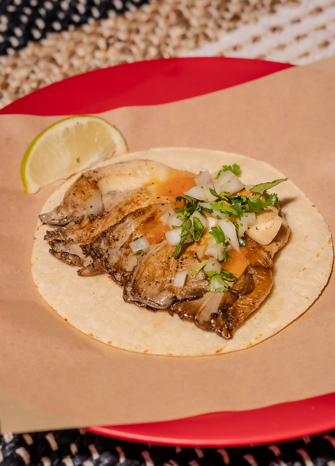 Mushroom Taco.
