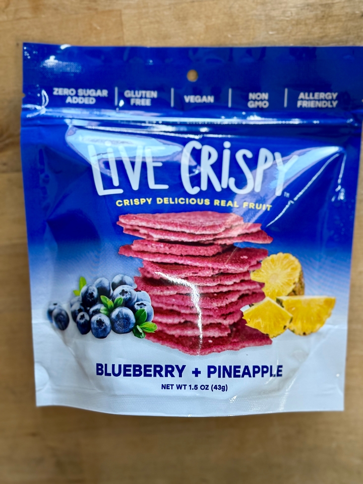 Live Crispy Blueberry.