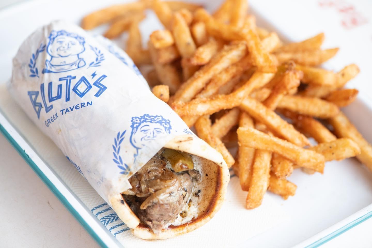 Philly Cheese Steak Gyro.