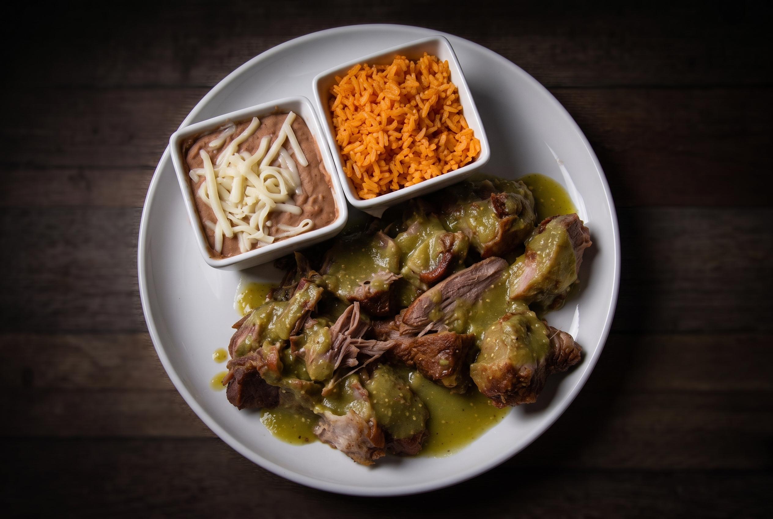 Carnitas en Salsa Verde.