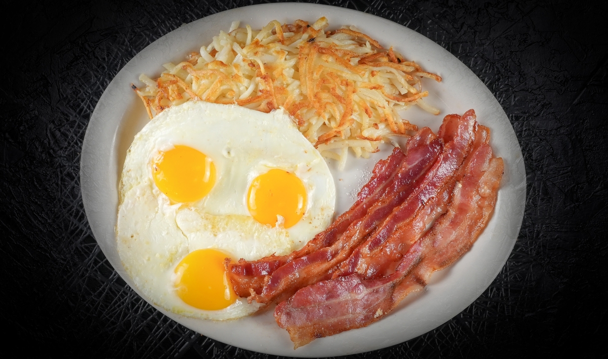 Bacon & Egg Platter.