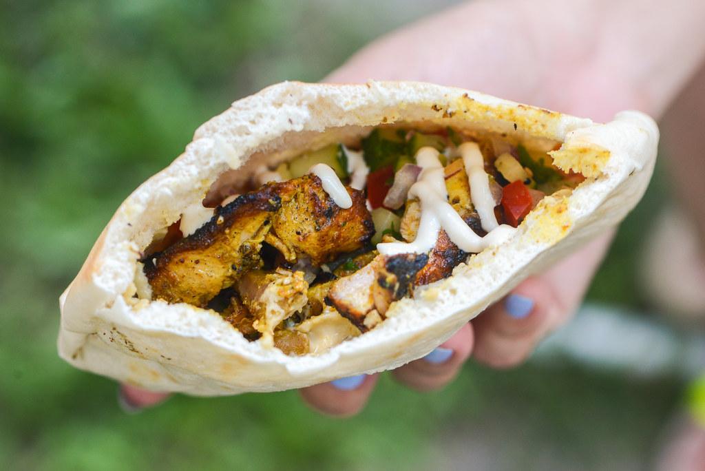 Chicken Shawarma Pita.