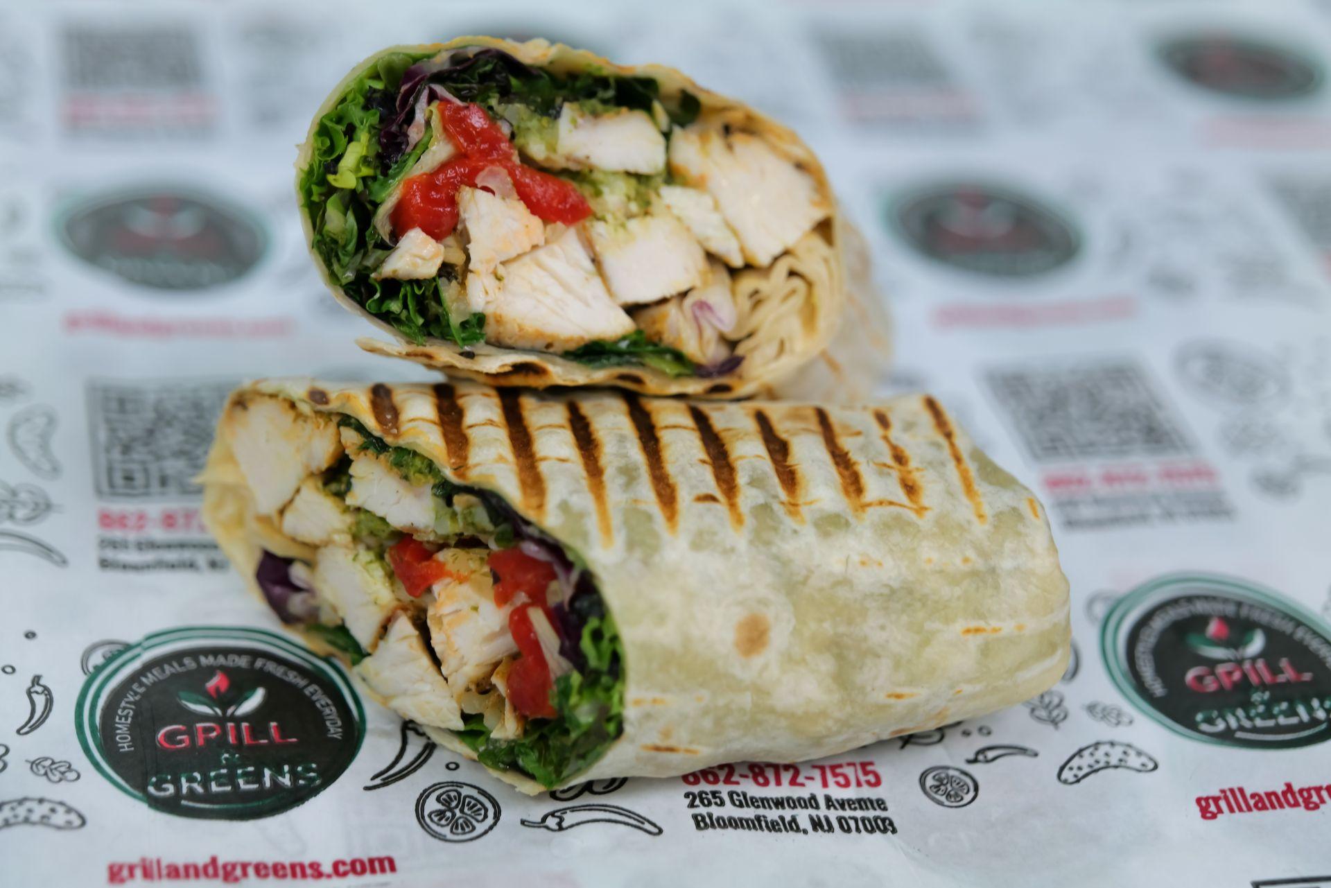 Caprese Pesto Wrap.