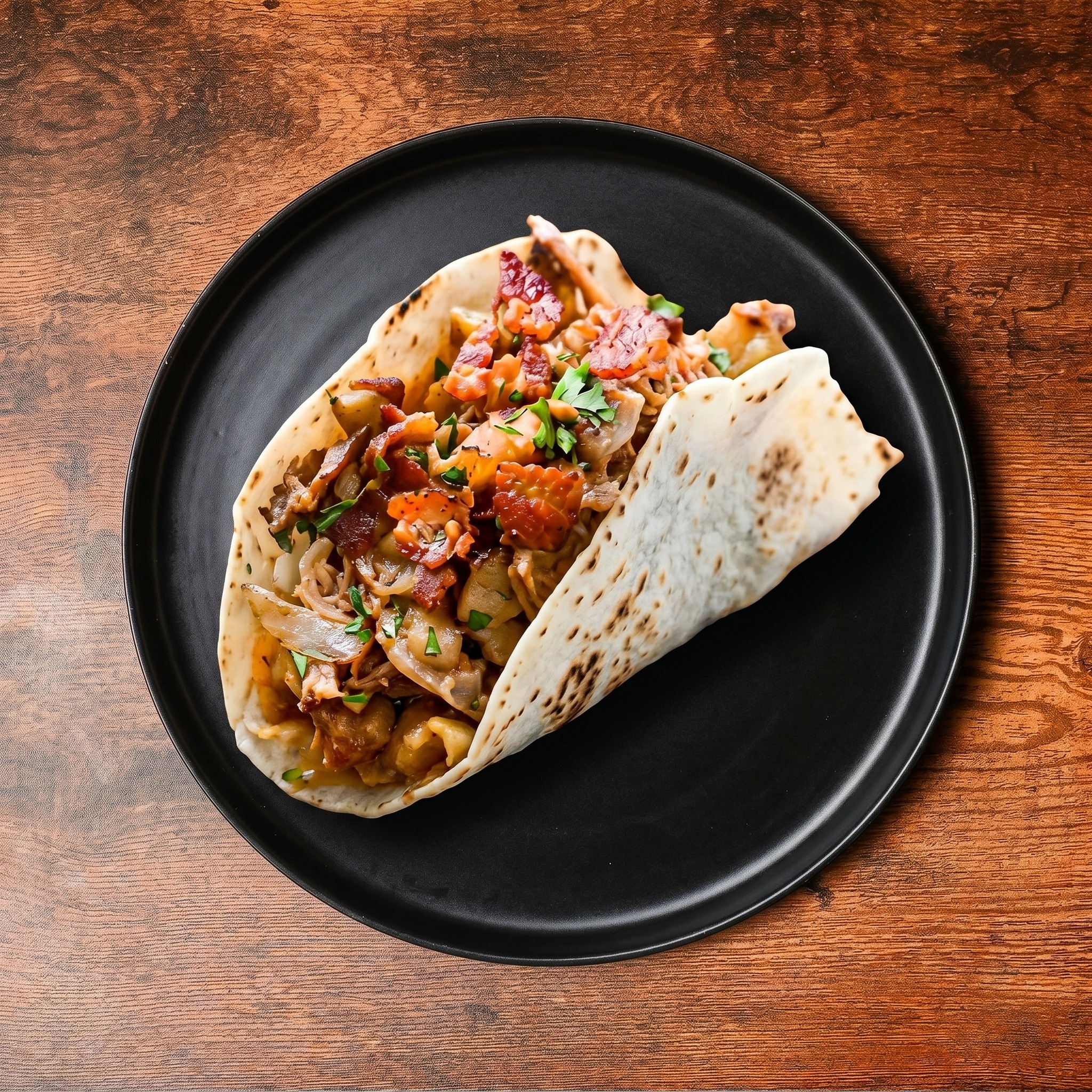 Chorizo Huevo Taco.