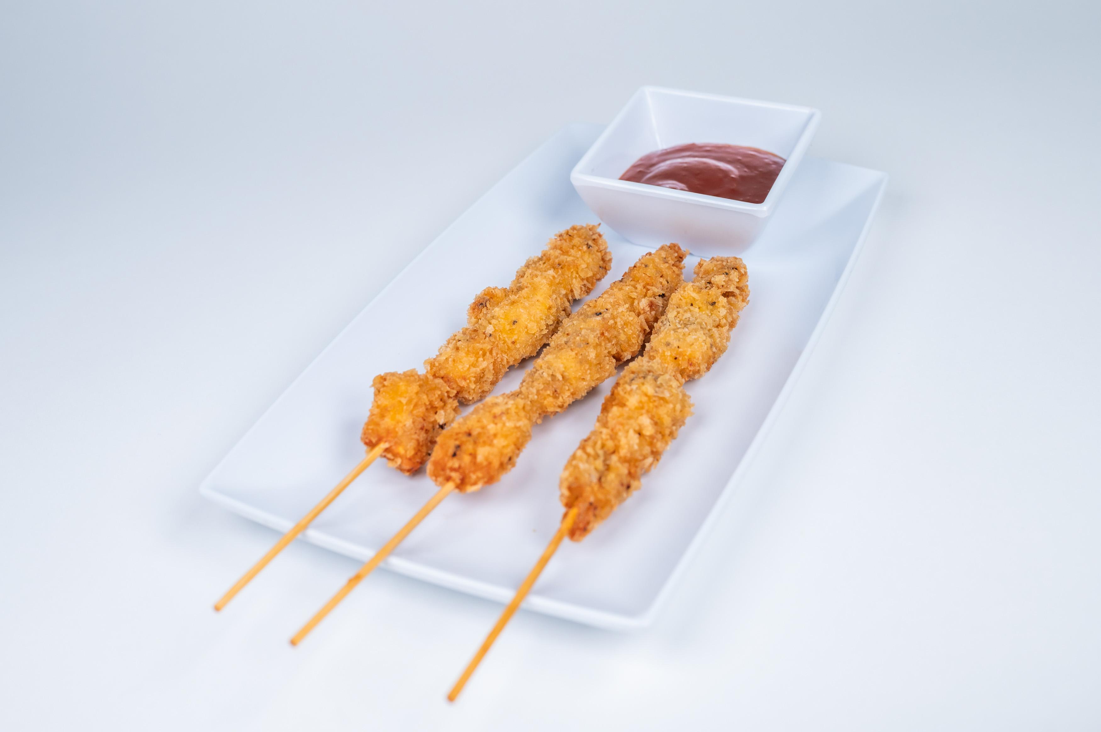 Chicken Katsu Skewers.