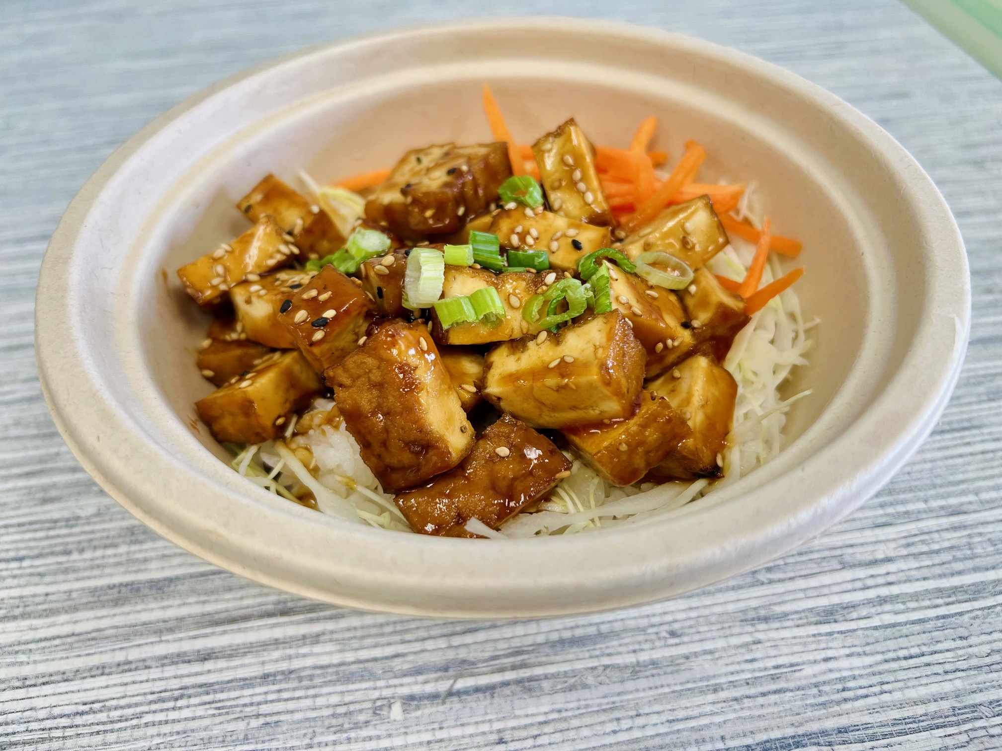 Teriyaki Tofu Bowl.