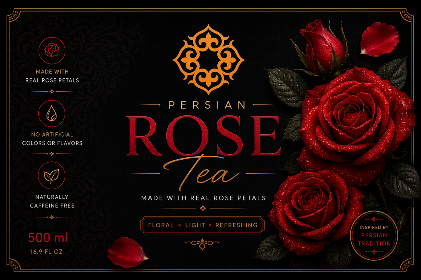 Persian Rose Lime Tea.