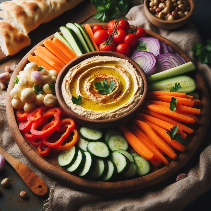 Hummus & Vegetable.