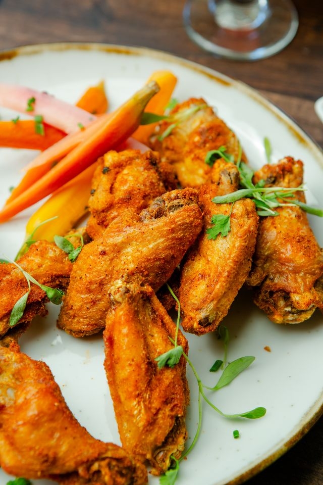 Duck Fat Chicken Wings.