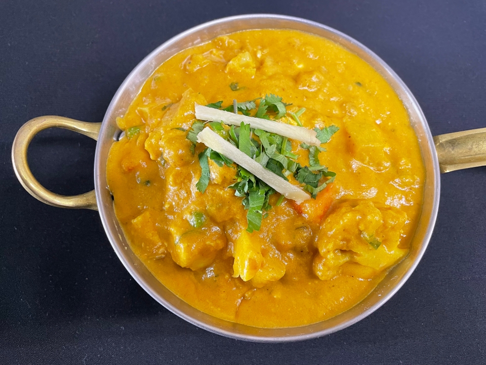 Veg Coconut Curry (V).