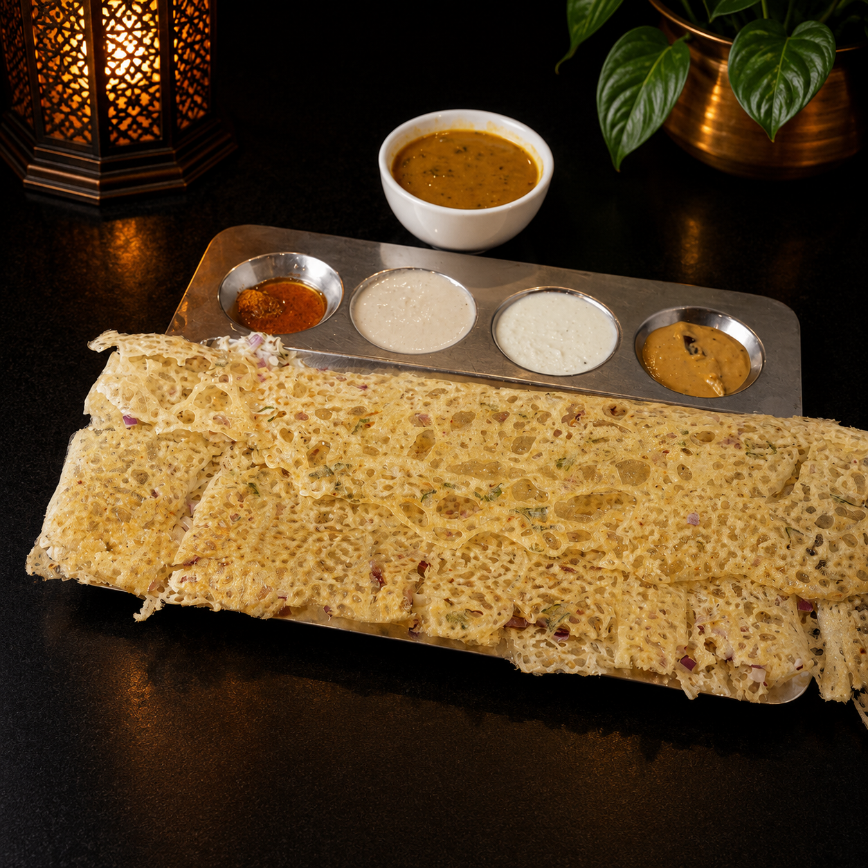 Onion Rava Dosa.