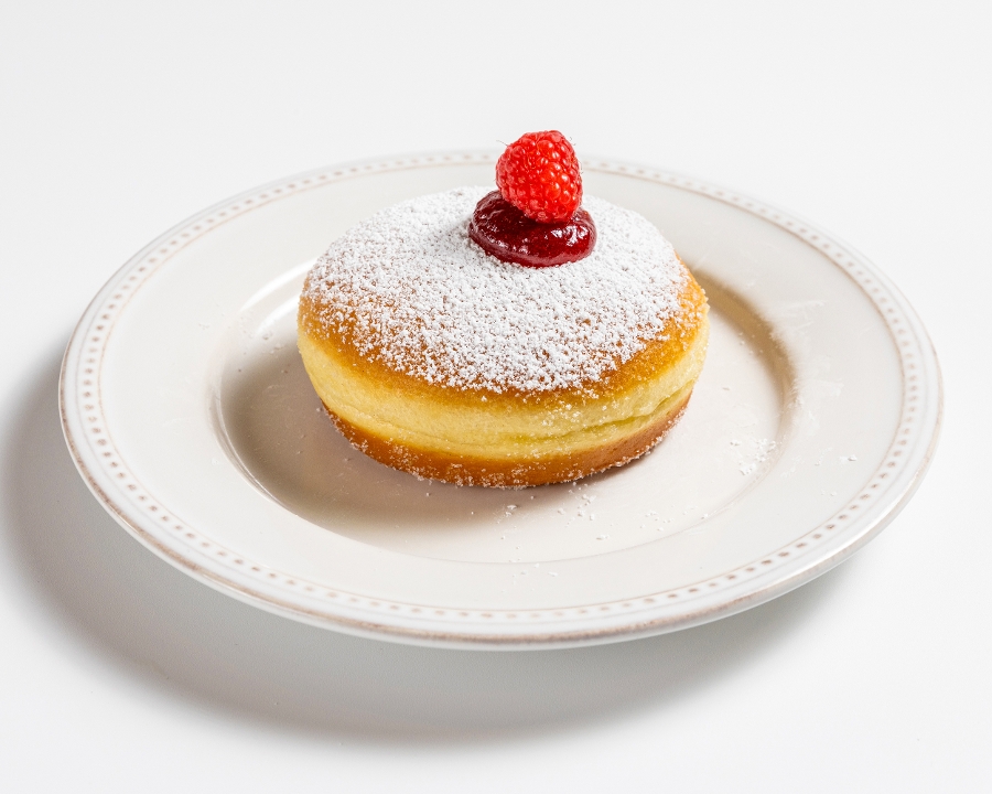 Raspberry Bombolone.