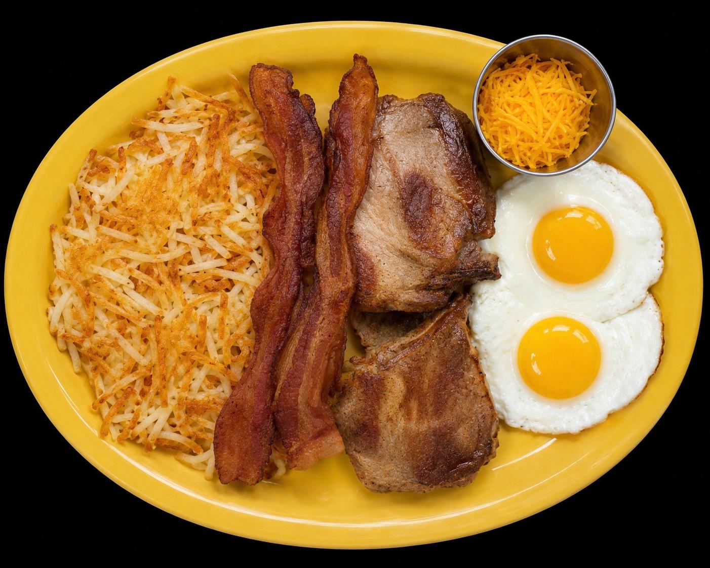Pork Chop & Eggs.