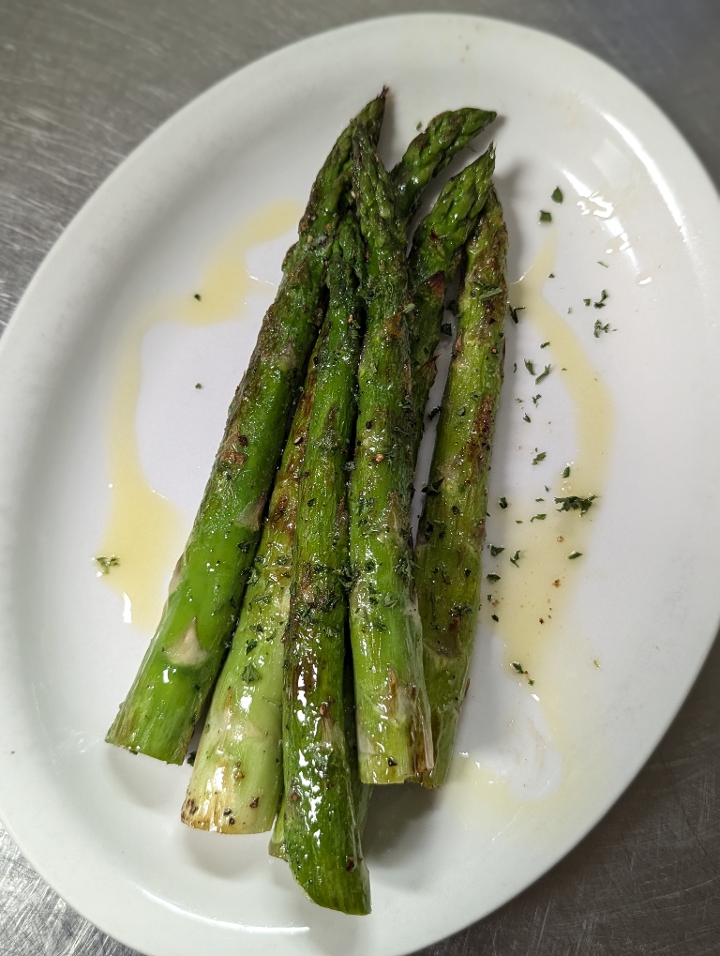 Roasted Jumbo Asparagus.
