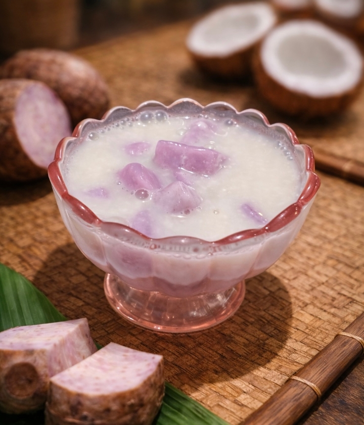 Taro in Coconut Cream.