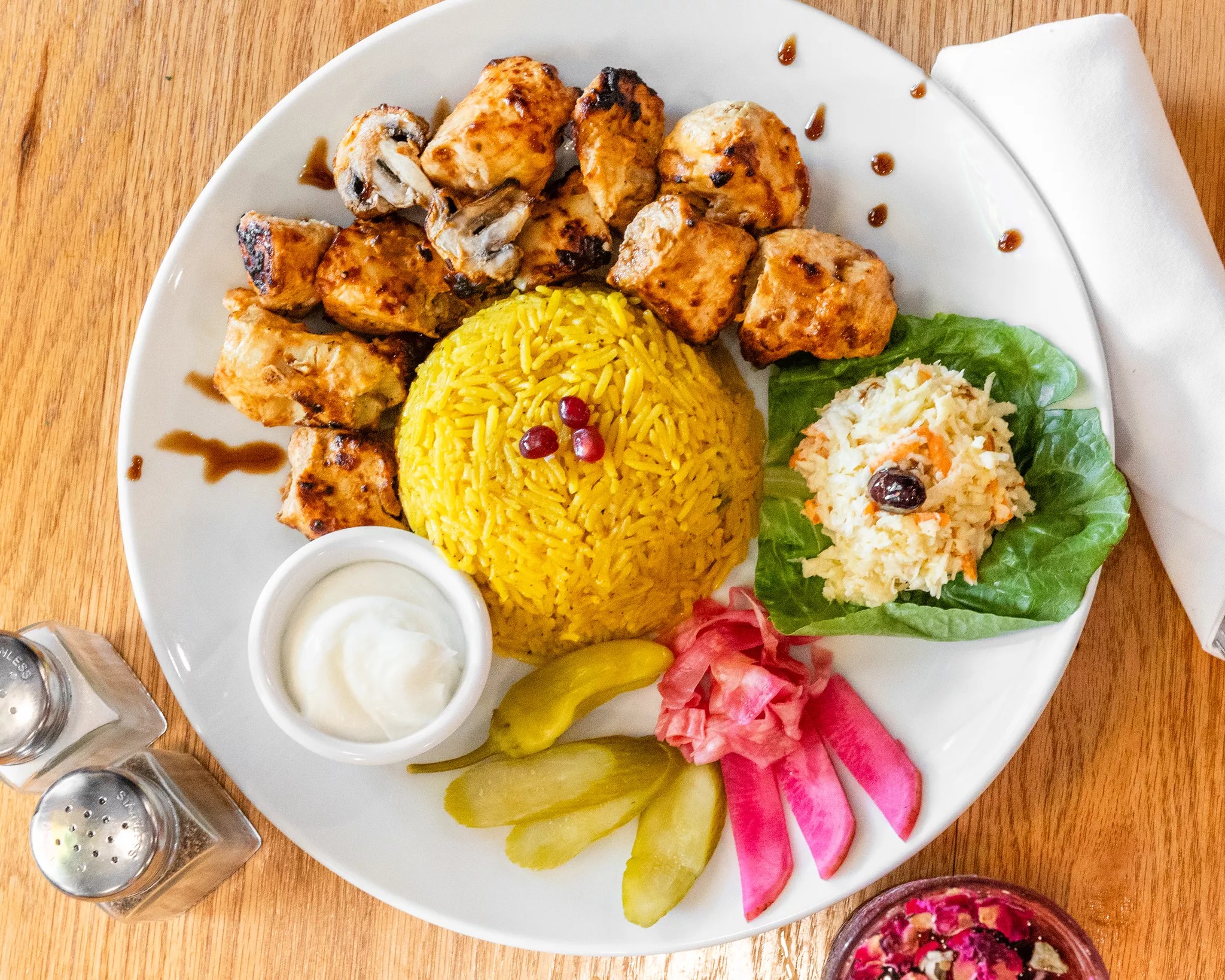 Shish Tawook "Chicken Kebab".