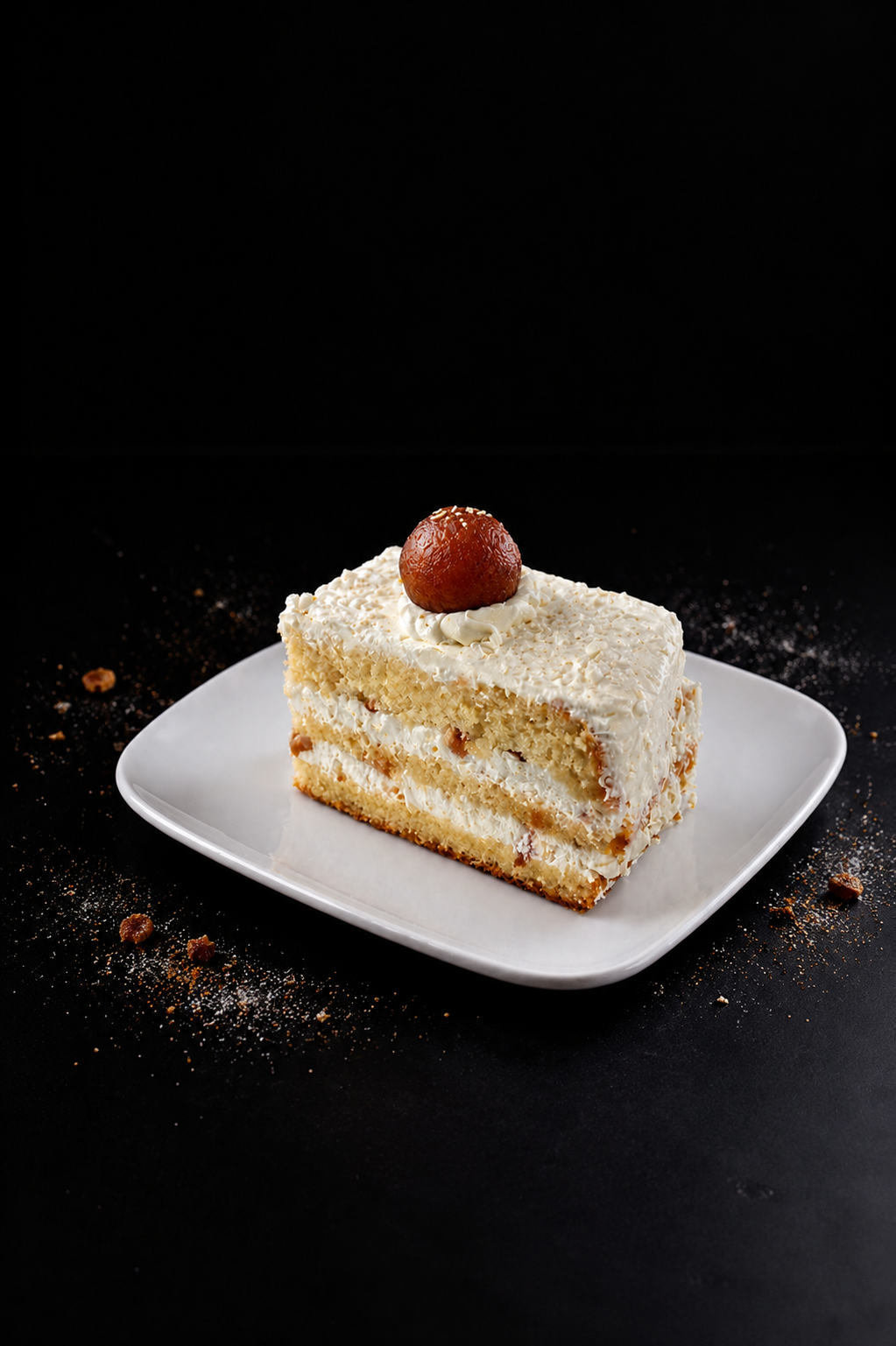 Gulab Jamun Cake.