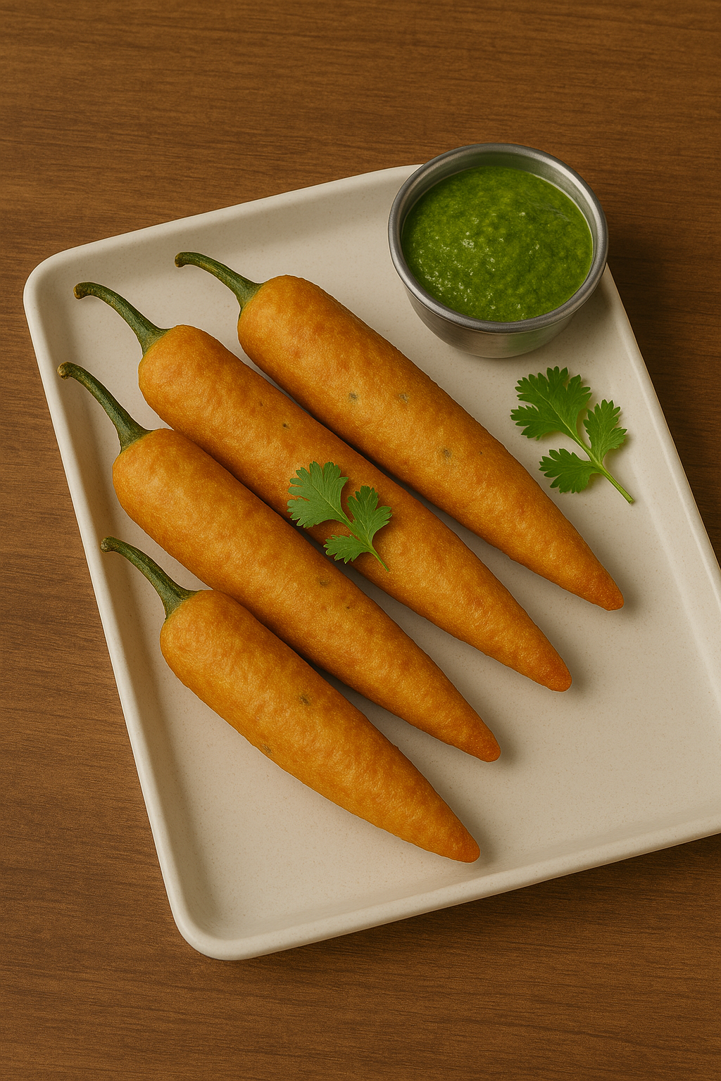 Mirchi Bajji (Cut mirchi/ Regular).