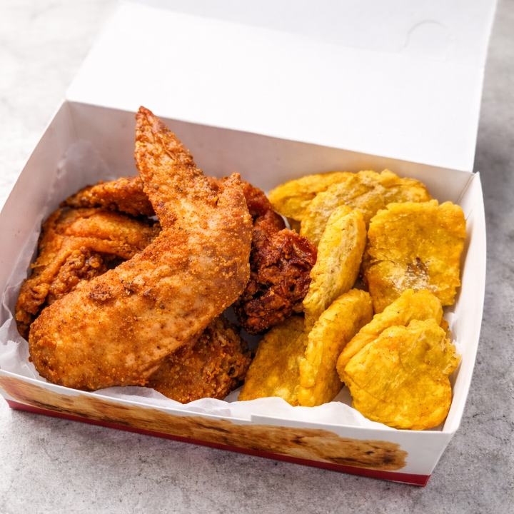 3 Pcs Wings With 1 Side.