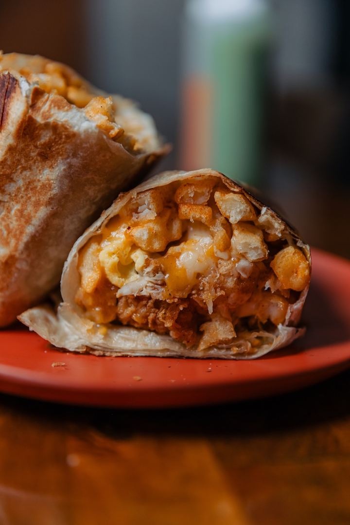 Cali Breakfast Burrito.