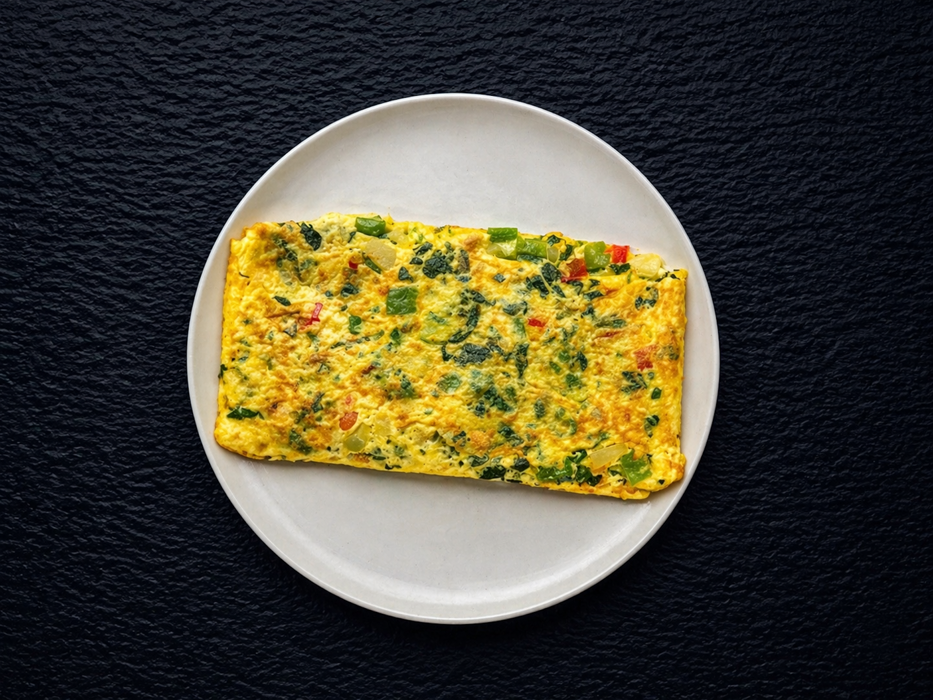 E4 Vegetable Omelette Platter.