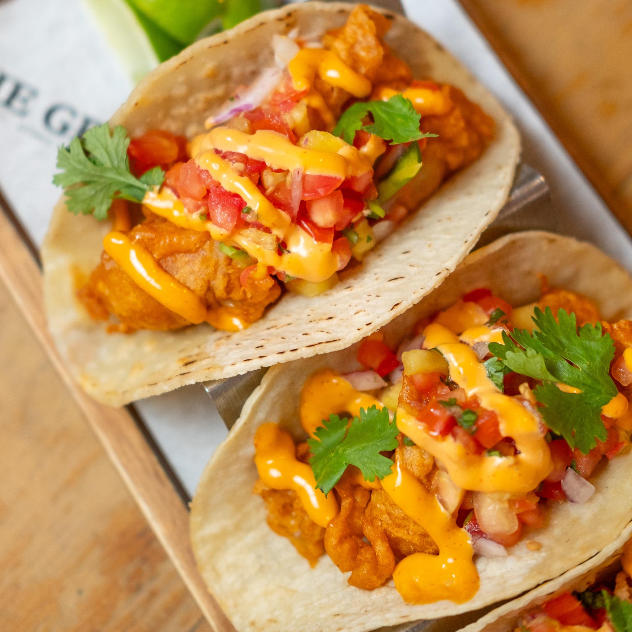 Shrimp Tacos.