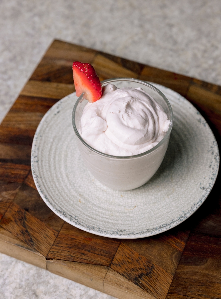 Strawberry Mousse.