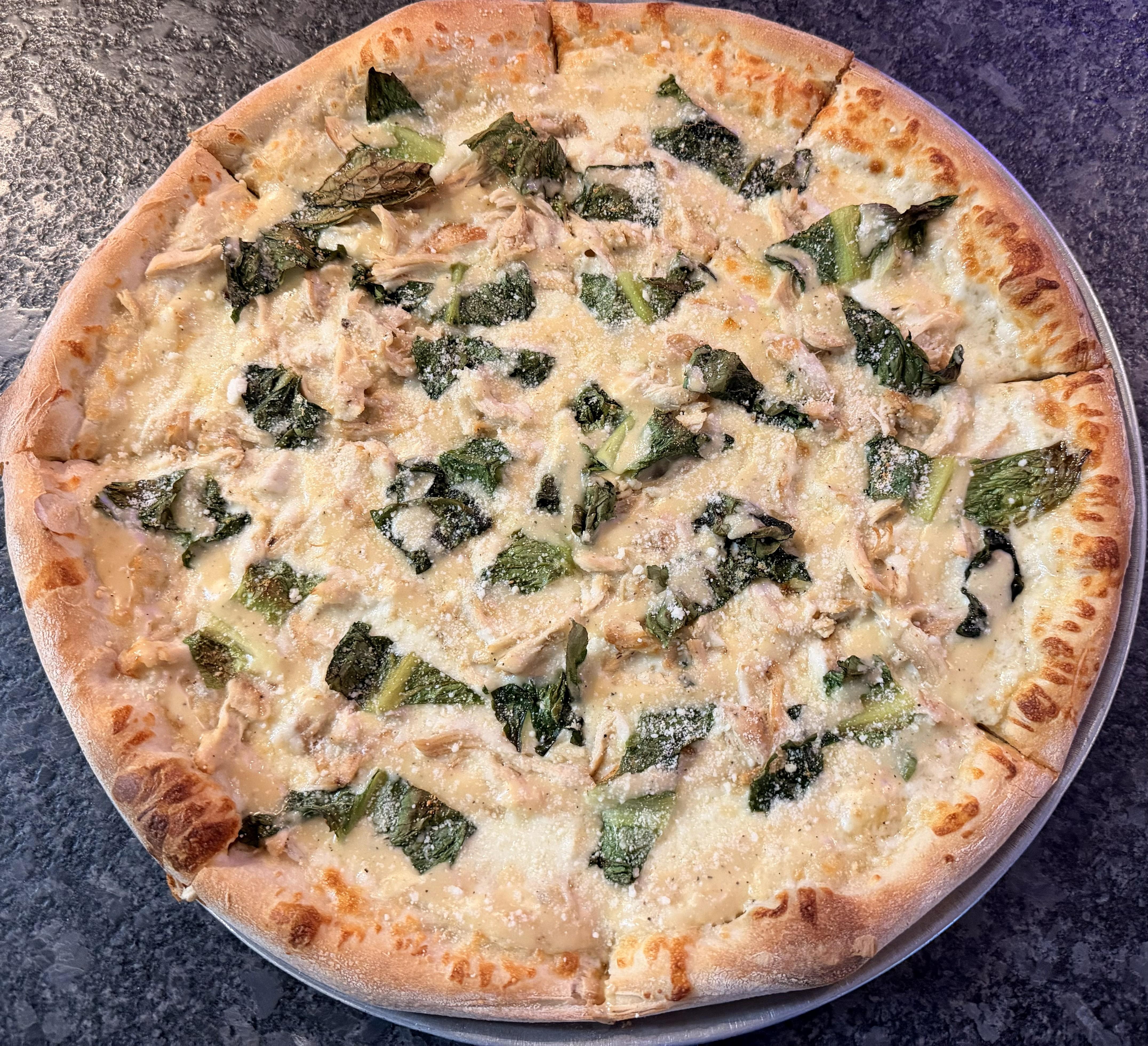 Julius Caesar Pizza.