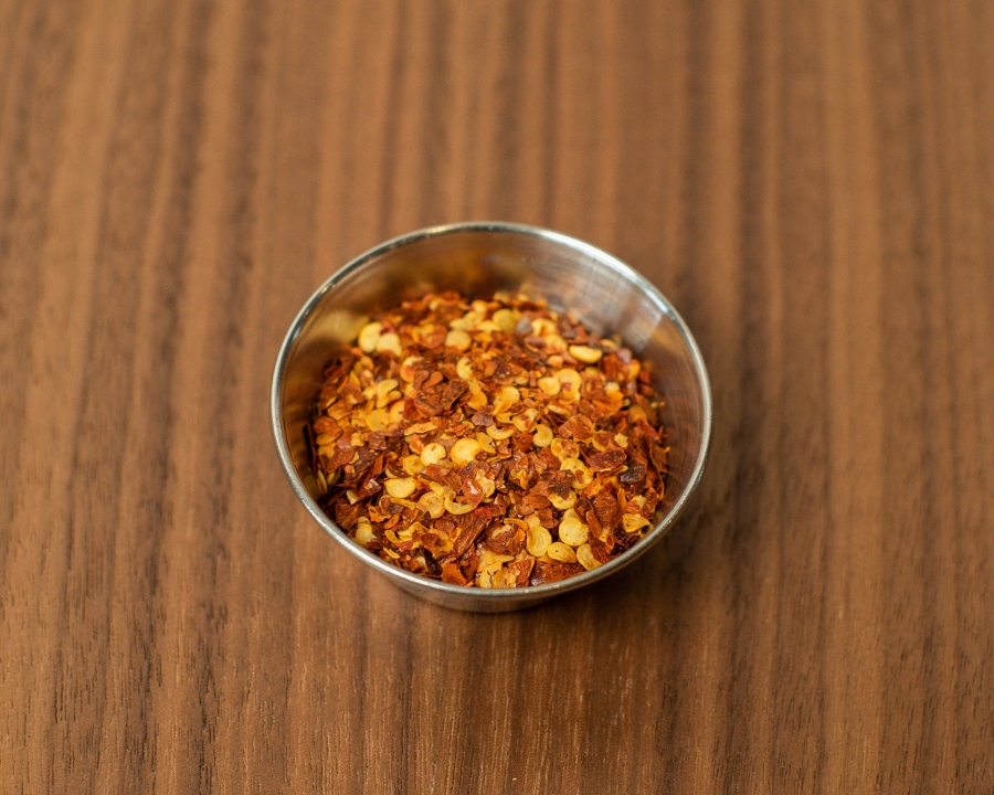 Side Red Pepper Flakes.