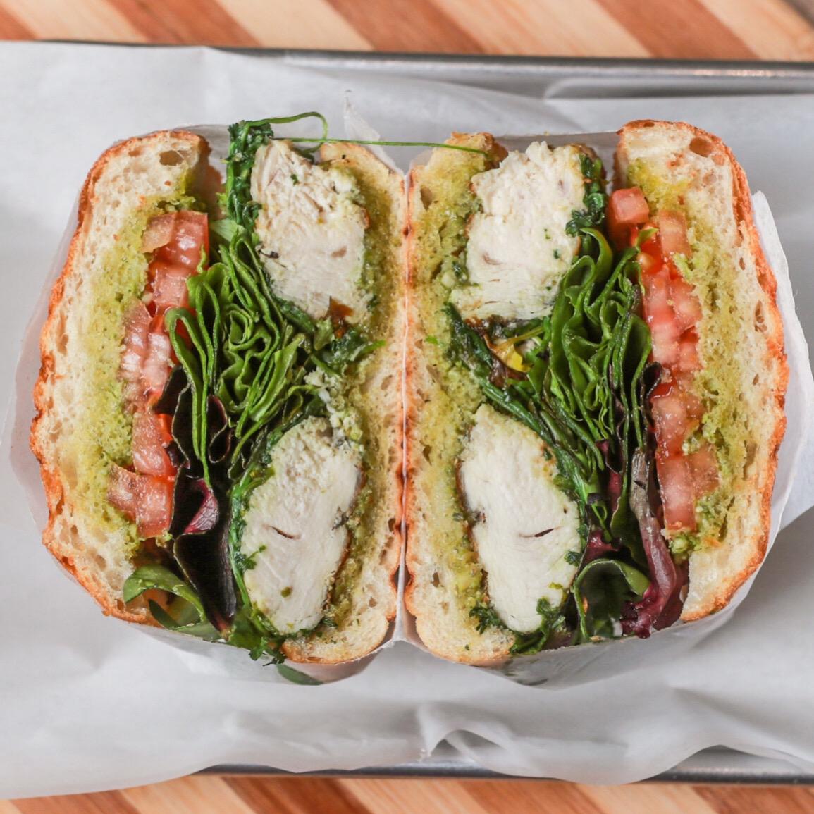 CILANTRO CHICKEN PESTO.