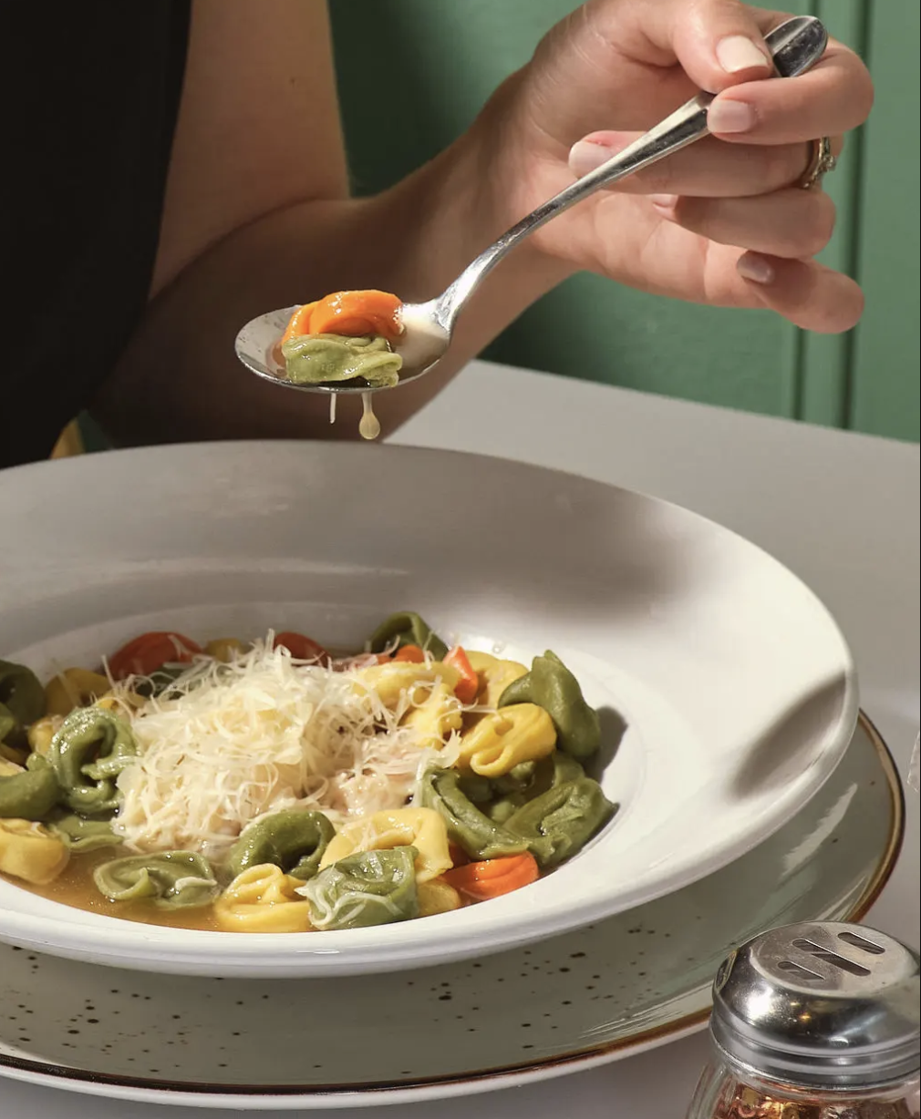 Tortellini Soup Bowl.