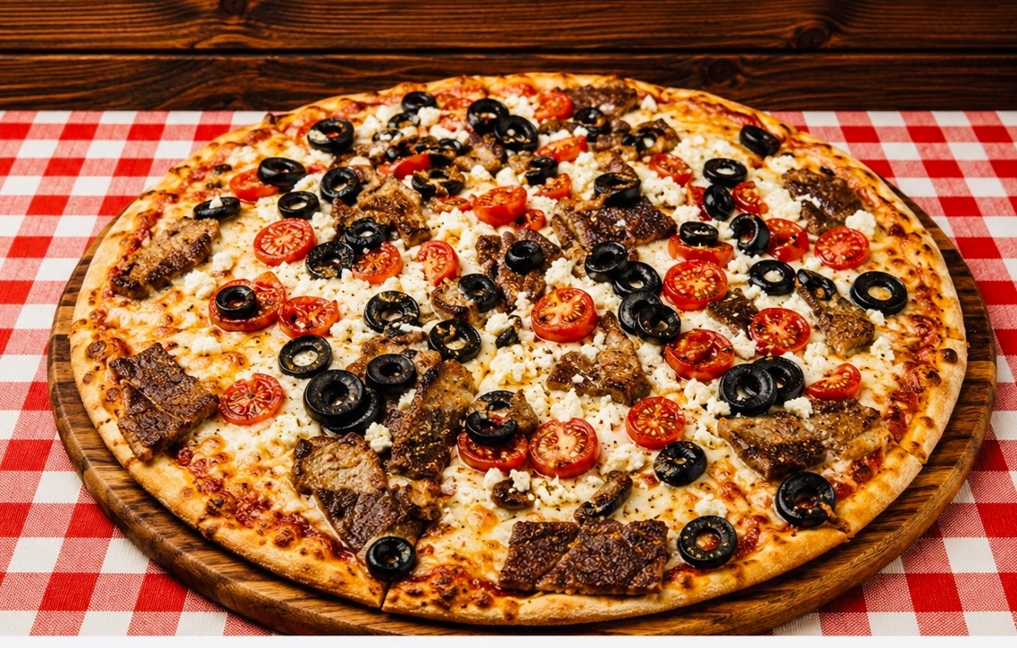 Lg Greek Gyro Pizza 16 (Italian Style).